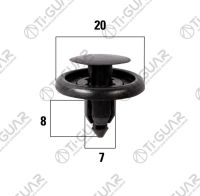 Клипса пластиковая крепежная TG-CLIP003 / KJ-490 * Ti-Guar