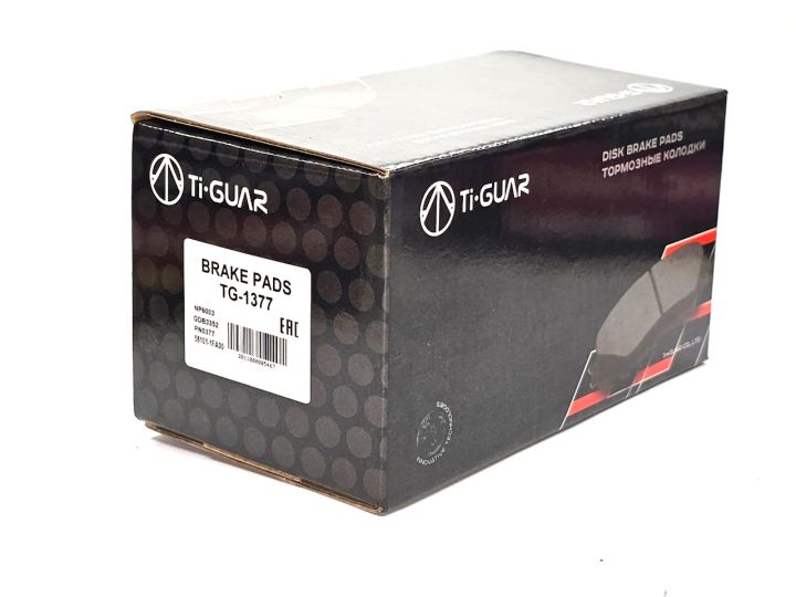 Тормозные колодки TG-1377/PN0377* Ti·GUAR Тормозные колодки TG-1377/PN0377* Ti·GUAR