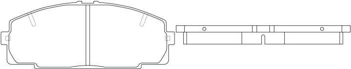 Тормозные колодки BP21237* SB NAGAMOCHI  Тормозные колодки BP21237* SB NAGAMOCHI